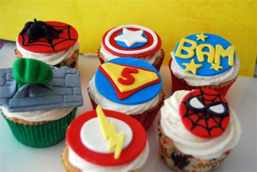 Atelier enfants: cupcake et reine des neiges et super heros