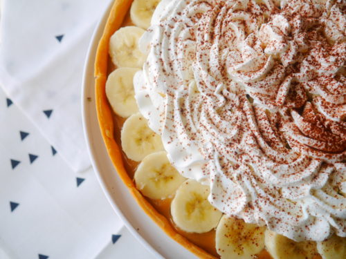 BANOFFEE PIE | TARTE BANANE CONFITURE DE LAIT