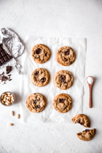 Cookies deux chocolats amandes