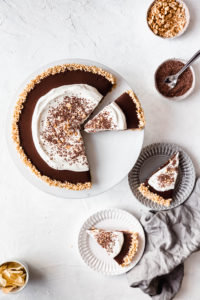 Tarte croustillante au chocolat et chips quinoa