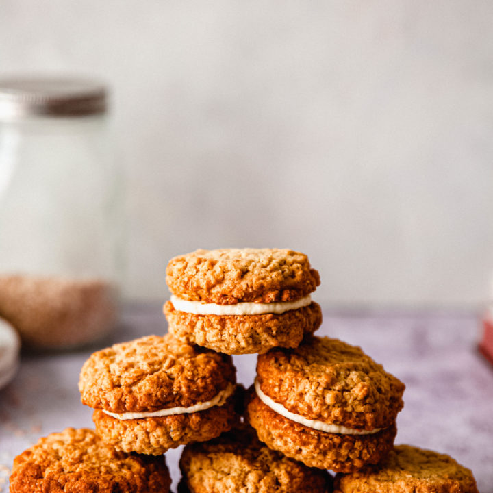 Cookies avoines et à la crème