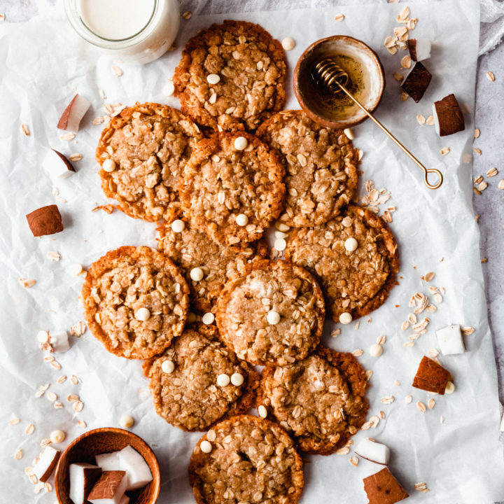 Cookies anzac avoines et coco