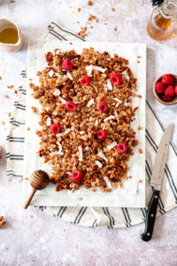 Granola amandes, noisettes et coco