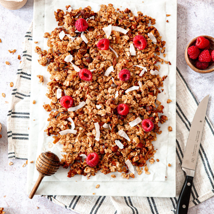 Granola amandes, noisettes et coco