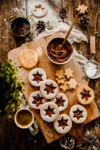 Biscuits fourrés au chocolat