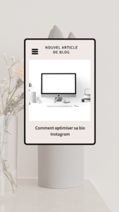 Comment optimiser sa bio Instagram